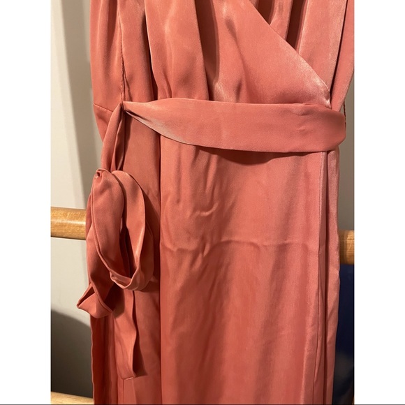 NWT Show Me Your Mumu Cynthia Crossover Dress in Pink Peach - Picture 4 of 6
